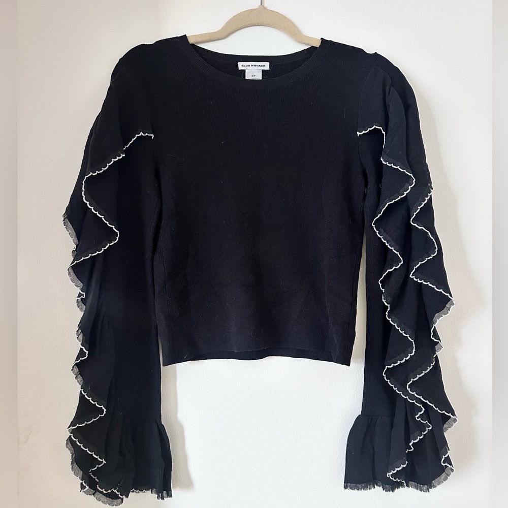 Club Monaco Black Sweater